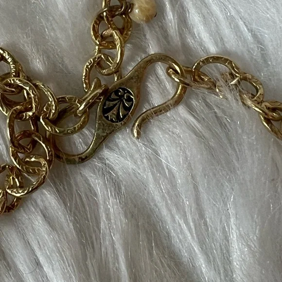 Barse Thailand gold tone and multi color stone necklace. - Picture 7 of 7